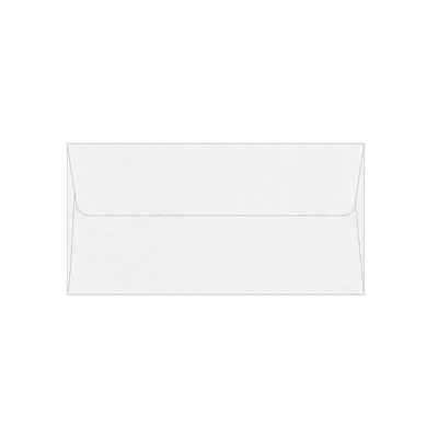 Enveloppe Rives Tradition Bright White, 114 x 224 mm(C6/5), 120g/m², marquage au feutre 2 faces, patte large (81 mm) avec bande de protection Boîte de 500 enveloppes,