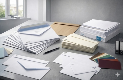 Enveloppes de bureau - Enveloppes de communication - Pochettes administratives