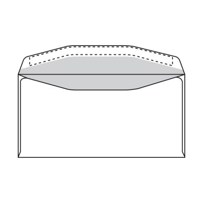 Enveloppe C5/C6 Blanche 80 g/m Mise sous pli avec fenêtre 45x100 mm - Antalis Premium