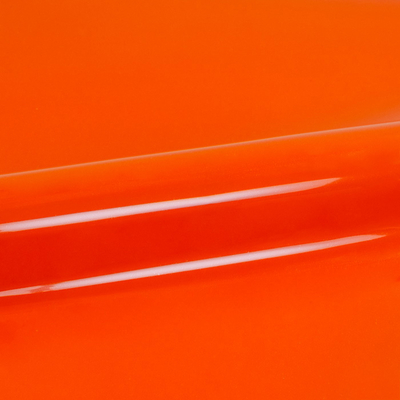 H50006 - HI-5 Orange– film flex PU fin Orange pour personnalisation textile