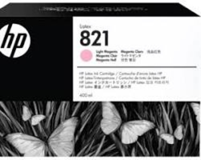 HP 821 Cartouche de 400 ml encre light magenta Latex G0Y91A