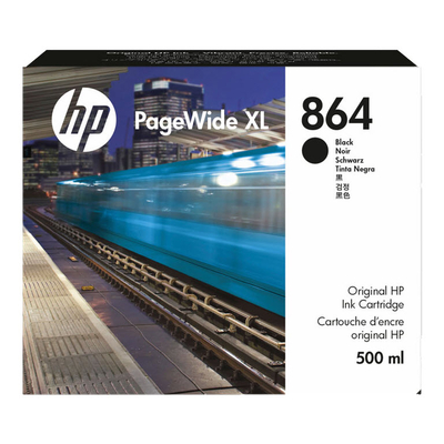 HP 864 Cartouche de 500 ml encre Noir PageWide XL 3ED86A