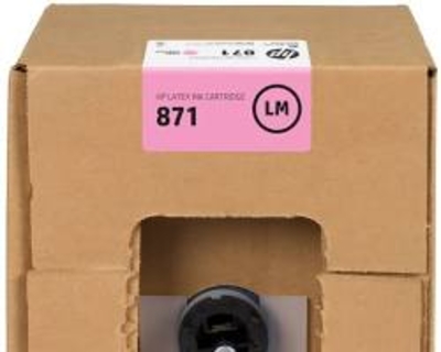 HP, 871, encre, Latex, light magenta, cartouche de 3 L, G0Y84C