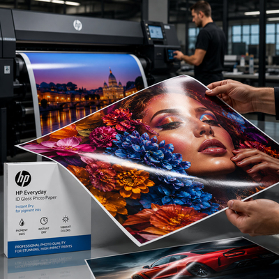 HP Everyday ID Gloss Photo Paper - Papier photo brillant encres pigmentaires