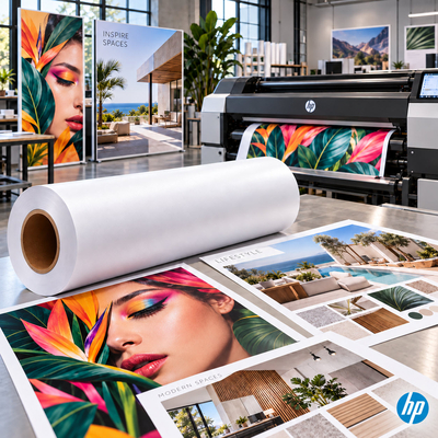 Rouleau HP Heavyweight Coated Paper 200 g/m² pour impressions graphiques grand format haute qualité