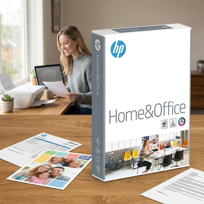 HP Home & Office : Ramette papier bureautique polyvalent haute blancheur Papier Blanc A4 - Blancheur 146 CIE