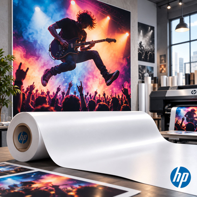 HP Premium Poster Paper - Papier couché Supérieur encres Solvant/UV/Latex