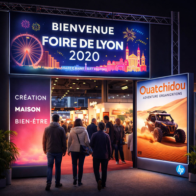 HP Premium Vivid Color Backlit Film – Signalétique événementielle rétroéclairée