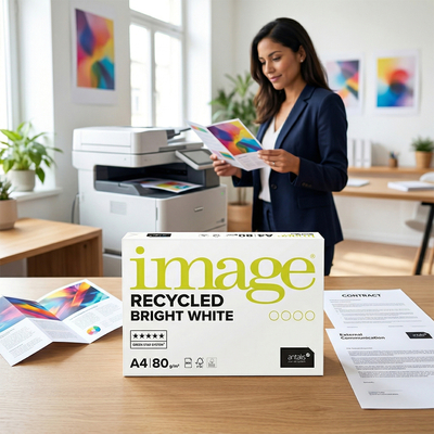 Image Recycled Bright White - Papier 100% recyclé Premium A4 80 g/m²