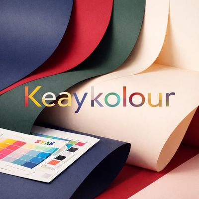 Keaykolour Digital – Papier de création teinté masse, rendu couleur homogène et fiable.