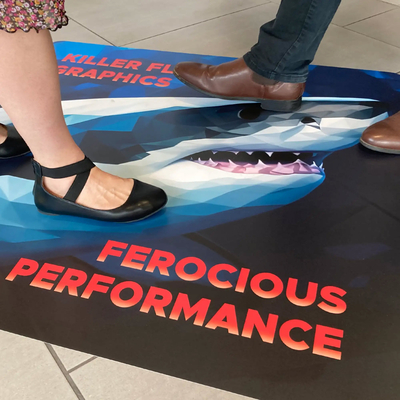 KernowJet FloorSharK - Film graphique antidérapant pour les sols