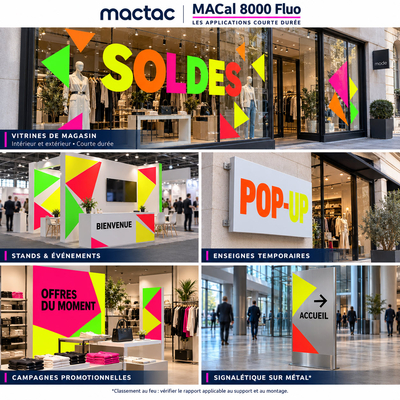 Aménagement complet d'un pop-up store avec film vinyle fluorescent Mactac MACal 8000 : vitrophanie, enseigne temporaire et totem d'accueil";13.1;1560;LO;LOSO_MI2_MACal_8000_Fluo_002.jpg;French;Aménagement complet d'un pop-up store avec film vinyle fluorescent Mactac MACal 8000 : vitrophanie, enseigne temporaire et totem d'accueil"