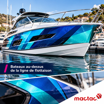 Film coulé ultra-conformable Mactac ColourWrap pour surfaces complexes, renflements, courbes et rivets