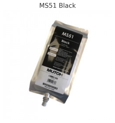 Mutoh encre composite MS51 - black - pack de 1L