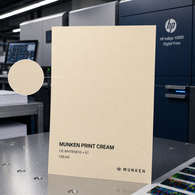 Papier bouffant Munken Print Cream 2.0 90g 720x1020mm Enramé