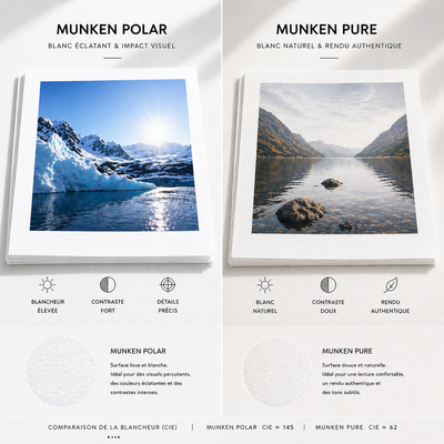 Papier Munken Pure - papier offset premium non couché blanc crème, certifié FSC, idéal pour impression haut de gamme - Antalis