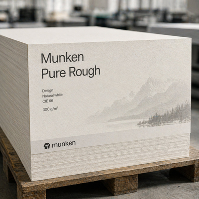 Munken Pure Rough – Papier offset bouffant premium rough crème