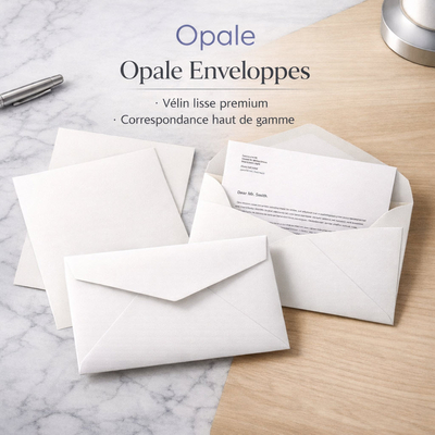 Enveloppes Opale Wove