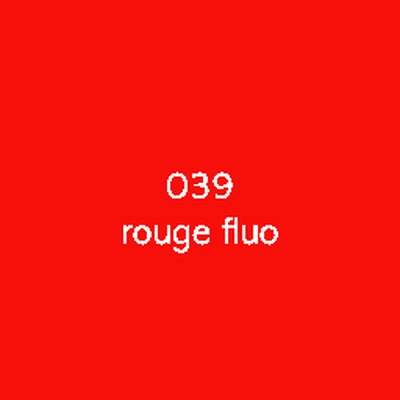 Oracal 6510 039 Rouge Fluo