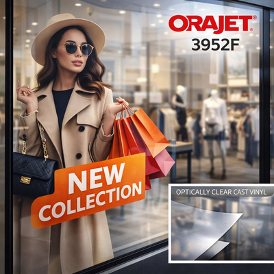 Orajet 3952F - Film PVC coulé premium Ultra-transparent