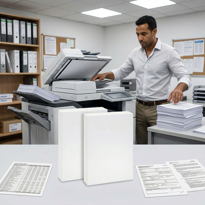 Papier Copieur Neutre - Ramette A4 à petit prix pour impression monochrome