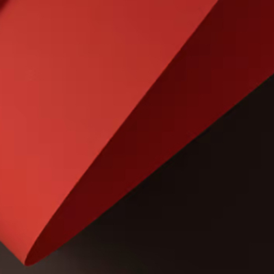 Papier de création effet tactile Plike Rouge 330 g/m²