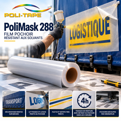 PoliMask 288 – film pochoir résistant aux solvants