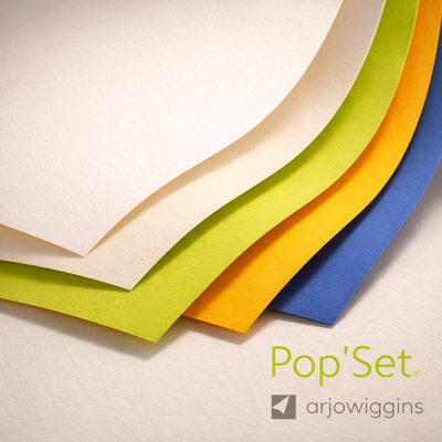 Gamme de papiers Velin Popset Virgin Pulp - Papiers de couleur
