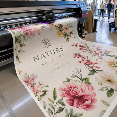Impression grand format Digiflor PVC latex UV éco-solvant – support de sol personnalisable – Antalis France