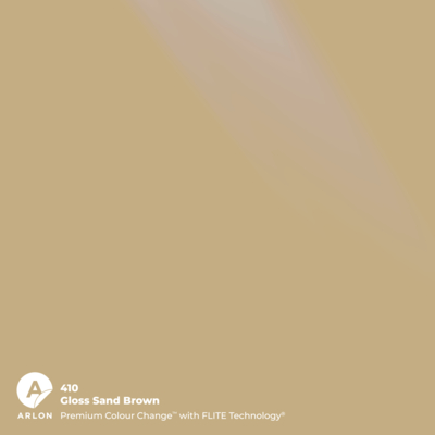 Vinyle coulé Arlon Premium Colour Change 410 Gloss Sand Brown brillant