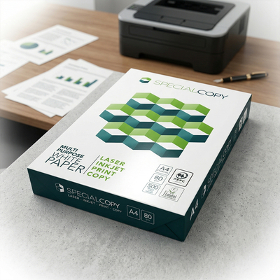 Special Copy - papier universel blancheur CIE 146 pour usage bureautique La gamme Special Copy est un papier non‑couché universel, grammage 75 ou 80 g/m² selon version