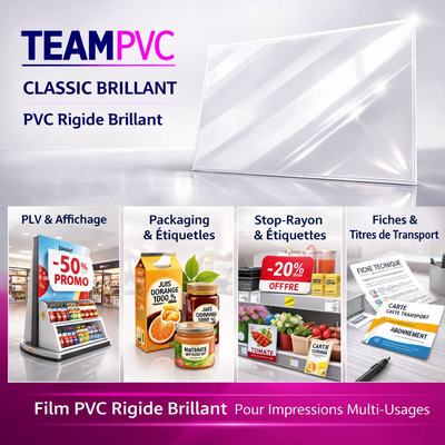 Film calandré Team PVC Classic Brillant