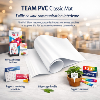Film calandré Team PVC Classic Mat