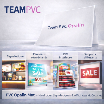 Film calandré Team PVC Opalin