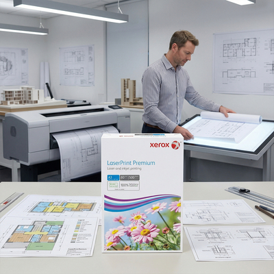Xerox LaserPrint Premium - Papier supérieur Blancheur 169 CIE - 2 grammages