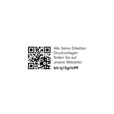 Adhésif Xerox Multi-use Labels Blanc 70 g/m² 55 mm x 105 mm 003R97452