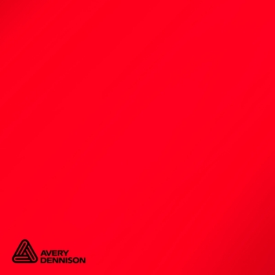 Avery 900 brillant Fluor 900 Red adhésif permanent 1230 mm x 25 m(900FLUO/RED/1.2)