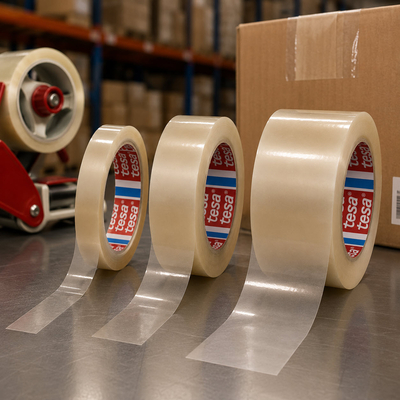 tesa® 4122 — Ruban adhésif de fermeture pour cartons lourds, haute résistance
