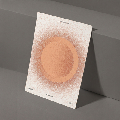 Papier Olin Design Regular Bright White 150g/m² 1020 mm x 720 mm Enramé