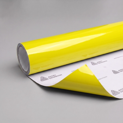 Avery Supreme Wrapping Film brillant Gloss Ambulance Yellow adhésif permanent 1520 mm x 25 m(BM6170001)