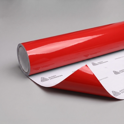 Avery Supreme Wrapping Film brillant Gloss Red adhésif permanent 1520 mm x 25 m(BP1100001)