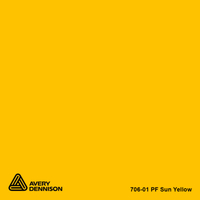 Avery, 700, brillant, PF, PVC, 706-03 Sun Yellow