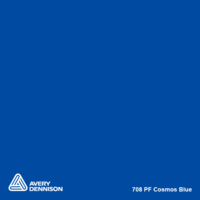 Avery 700 brillant 708 cosmos blue adhésif permanent 1230 mm x 50 m(708/1.23)