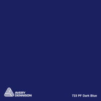 Avery 700 brillant 723 dark blue adhésif permanent 1230 mm x 50 m(723/1.23)