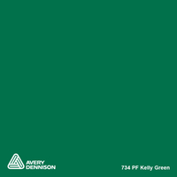Avery, 700, brillant, PF, PVC, 734 kelly green