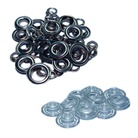 Oeillets chrome 14.8mm males et femelles en lot de 500