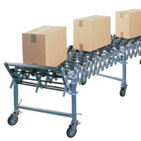 Convoyage de caisse - Convoyeur Extensible A Roulettes Plastiques- SIAT - GTL / GTM / GTR - Antalis