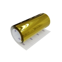 Rouleau de film coulé métallisé miroir or 3M Scotchcal 7755-431 Gold avec liner protecteur