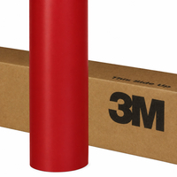 Rouleau de film coulé rouge atomique 3M Scotchcal Electrocut 7125 pour découpe DAO