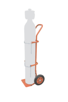 Diable FIMM 1 bouteille roues caoutchouc 200 kg